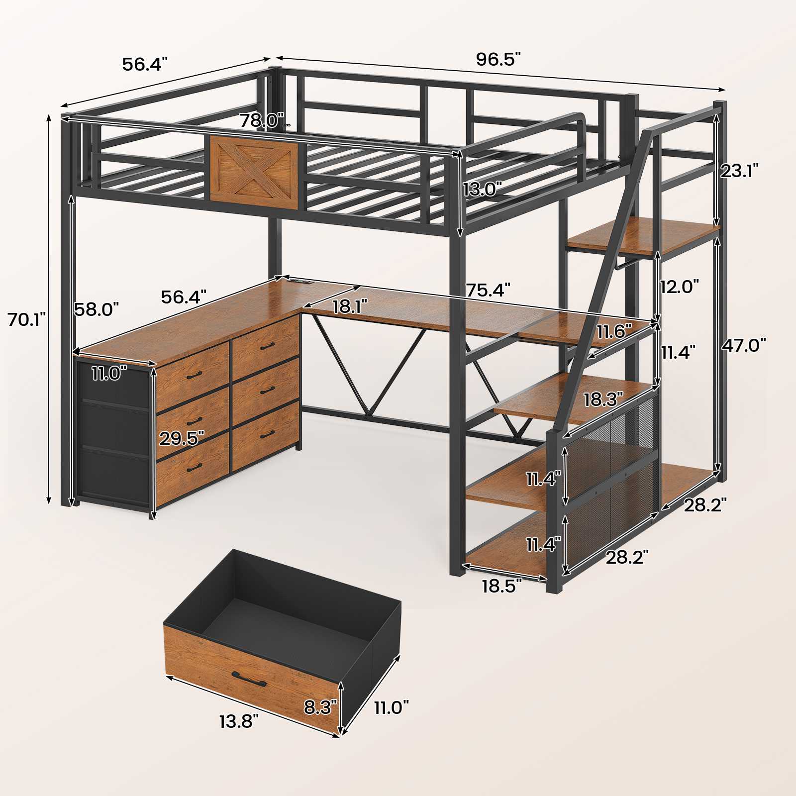 2 person desk